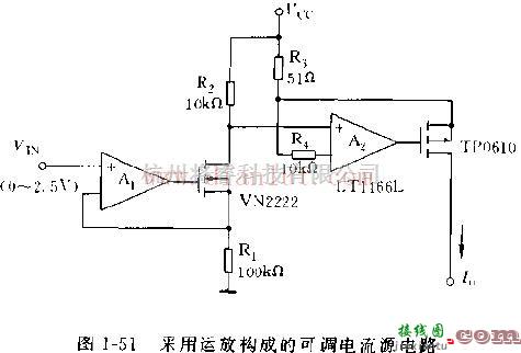 电源电路中的由运放构成的可调电流源电路  第1张