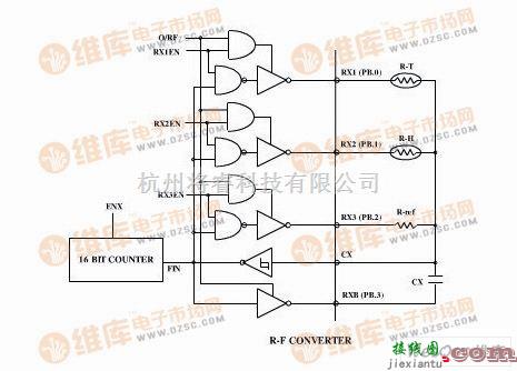 基础电路中的RFC电阻-频率转换电路图  第1张