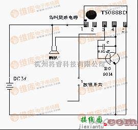 模拟鸟叫电路图  第1张