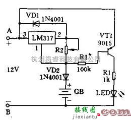 电源电路中的恒流充电电路图  第1张