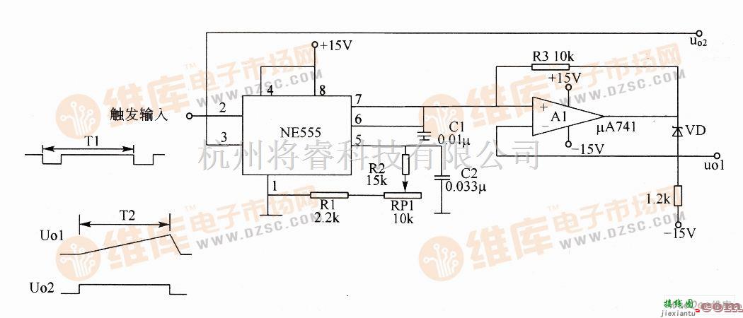 信号产生中的锯齿波发生器电路图  第1张