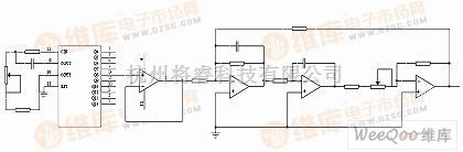 信号发生中的300Hz信号发生电路图  第1张