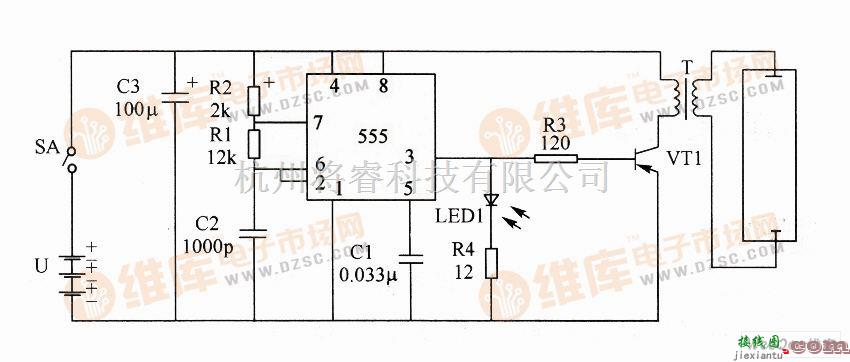 检测电路中的验币器电路图  第1张