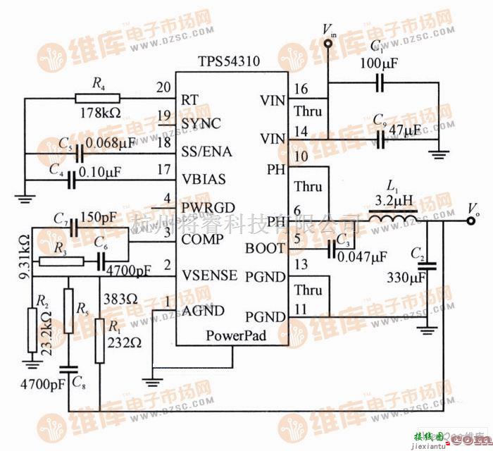 电源电路中的基于TPS54310的SOC电源电路设计  第1张