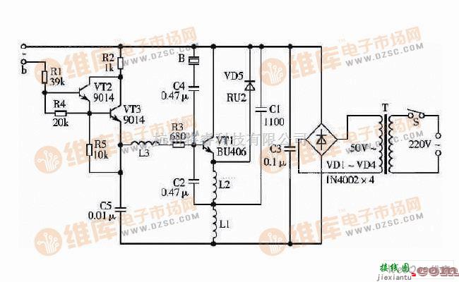 供水中的雾化器的设计电路图  第1张