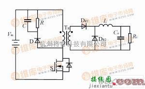 RCD复位正激变换器电路图  第1张