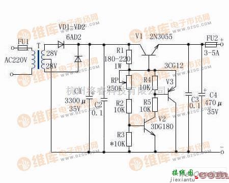 电源电路中的大电流可调稳压电源电路设计  第1张