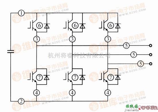 逆变电源中的变压型逆变器（VSI）及其故障电流的检测点电路图  第1张