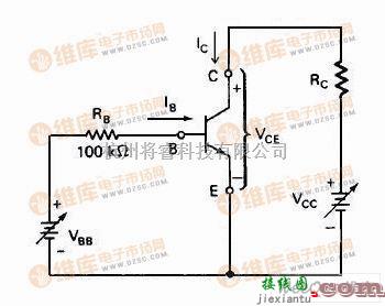 开关电路中的NPN 三极管共射极电路图  第1张