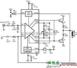 音频电路中的国半推出200V功率放大器输出级驱动器LME49810  第1张