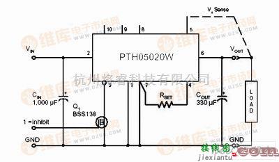 开关电路中的SANGMEI WD50-200W模块的ON/OFF控制应用电路图  第1张