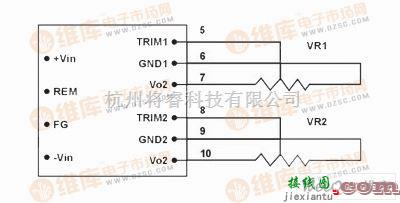 电源电路中的多路输出模块电源的电路图  第1张