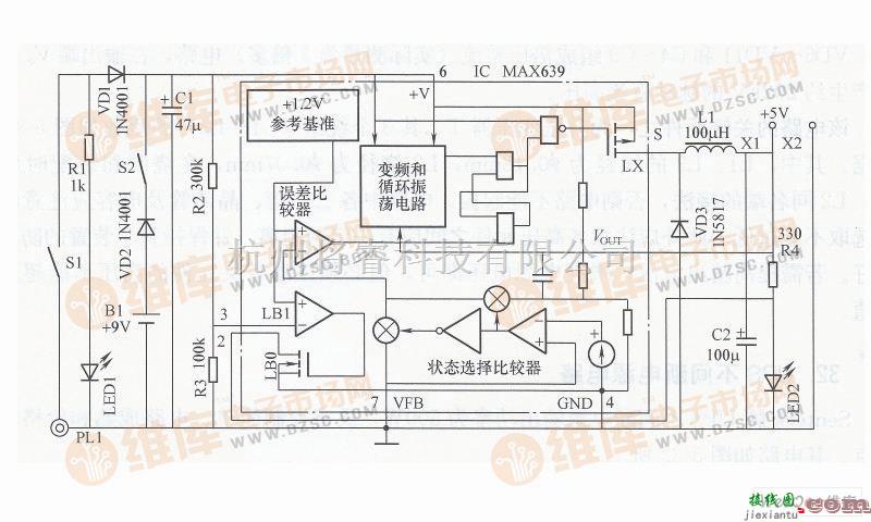 电源电路中的直流UPS电源电路图  第1张