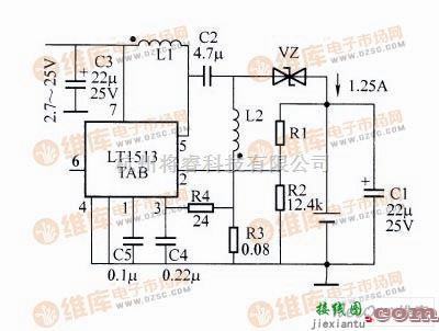 充电电路中的简易的开关型充电器电路图  第1张