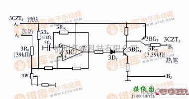 控制电路中的热笔控制电路原理图  第1张
