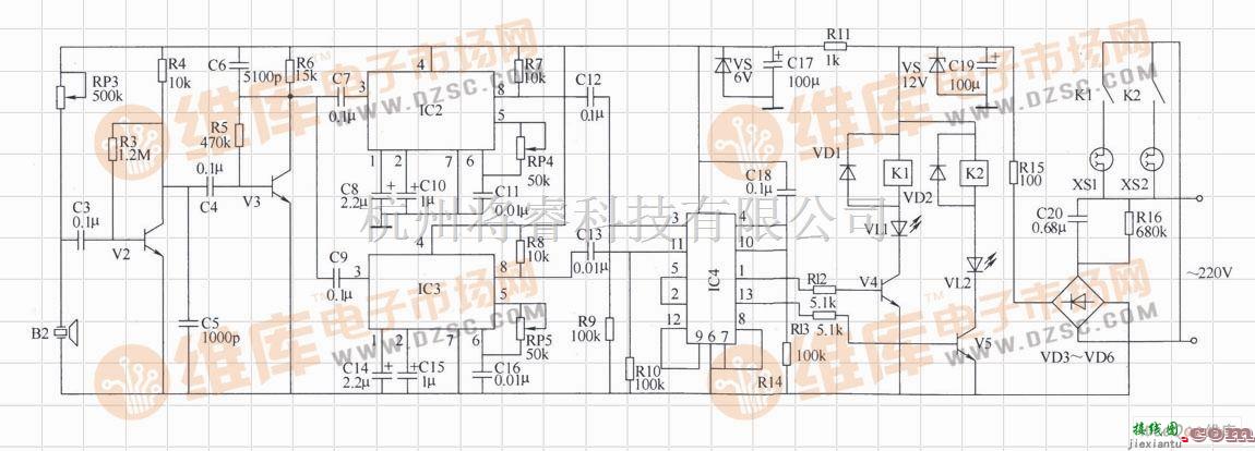 遥控接收中的亚超声接收器电路  第1张