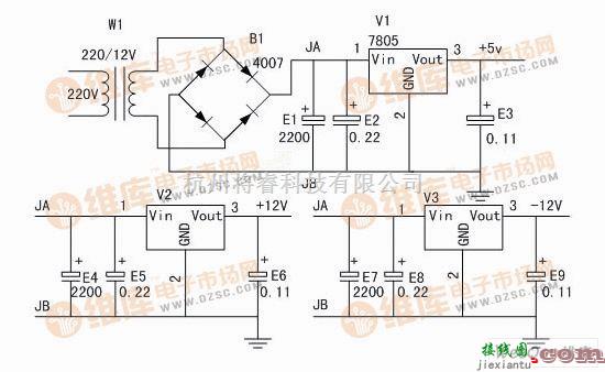 电源电路中的电源电路原理图  第1张