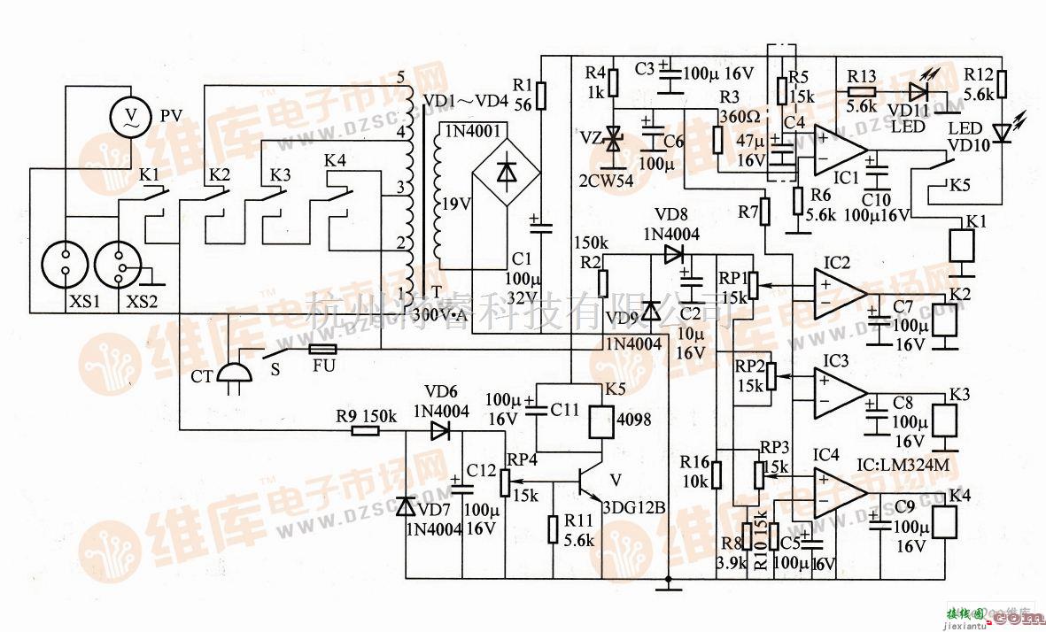 自动控制中的新颖的家用自动调压器电路图  第1张