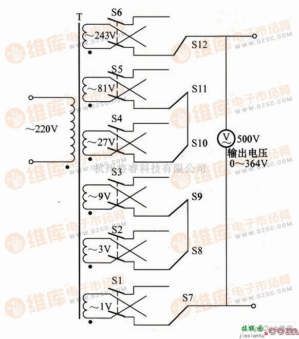 数字电路中的数字式交流调压器电路图  第1张