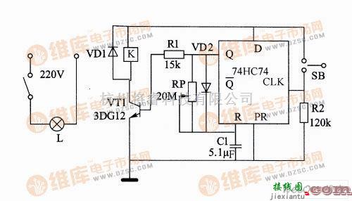 定时控制中的曙光定时电路图  第1张