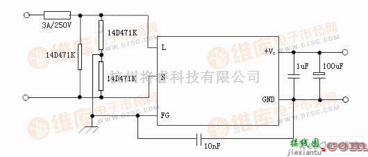 简单的防雷应用方案电路图  第1张