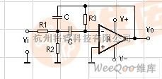 滤波器中的有源带通滤波器电路图  第1张