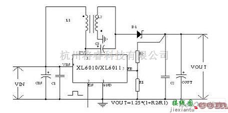 电源电路中的XL6010/XL6011实现升降压拓扑结构电路图  第1张