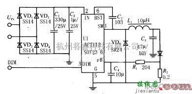 电源电路中的ACT112 降压-升压电路(应用电路)  第1张