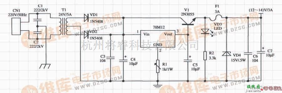 基于W78×××构成的扩大输出电流的应用电路（二）  第1张