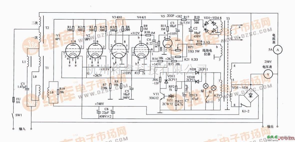 稳压电源中的电子交流稳压器电路（二）  第1张