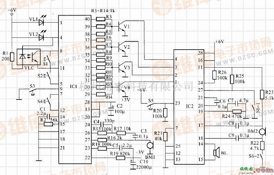 语音电路中的基于APR9600的智能玩具娃娃控制电路  第1张