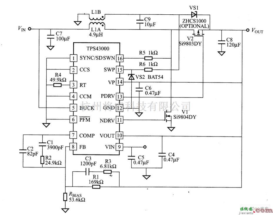 电源电路中的3.3V输出的SEPIC实用电路图  第1张