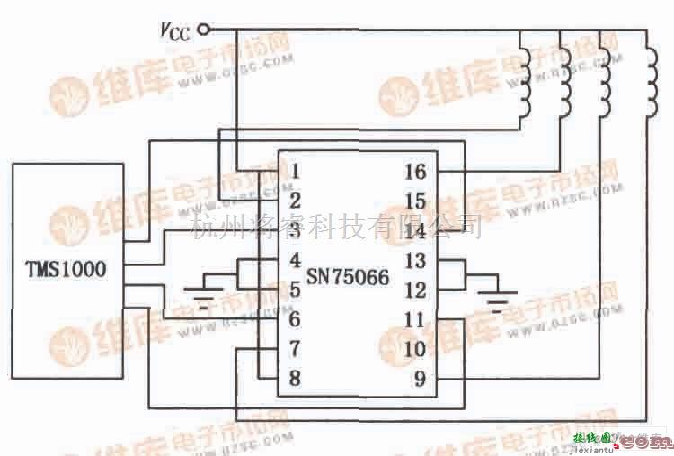 开关电路中的SN75064～SN75067四强电流达林顿开关电路原理与设计  第1张