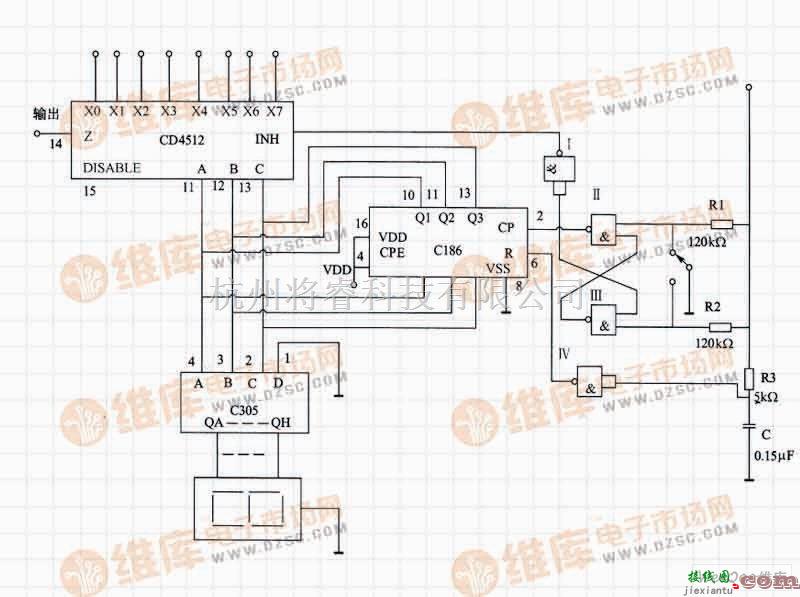 数字电路中的8路信号发生电路  第1张