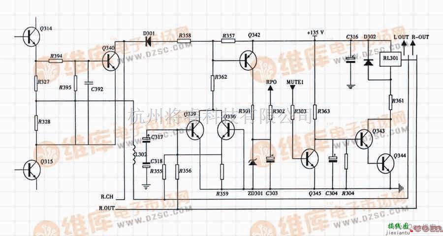 电子管功放中的奇声AV-2750功放保护电路  第1张