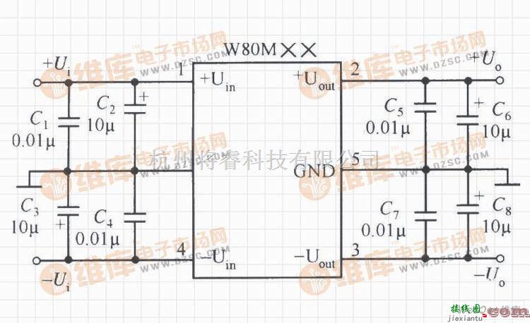 LW80M××的典型应用电路  第1张