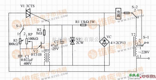 稳压电源中的交流调压稳压器电路图（二）  第1张