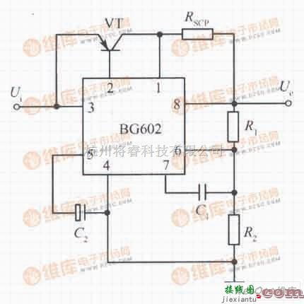 稳压电源中的基于PNP型功率晶体管扩流的BG602集成稳压电源电路  第1张