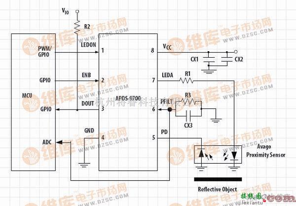 基于APDS-9700典型应用电路  第1张