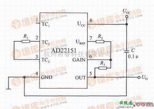 双极性模式下的温度补偿电路图  第1张