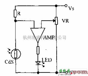 仪器仪表中的简易型放大曝光计电路图  第1张