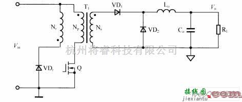 DC-DC中的单端正激DC／DC变换器电路图  第1张