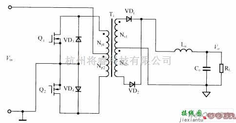 DC-DC中的推挽式DC／DC变换器的电路图  第1张