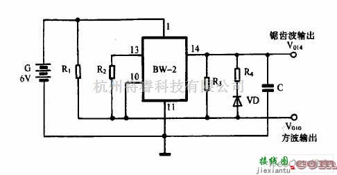 信号产生器中的BW-2作信号发生器电路图  第1张