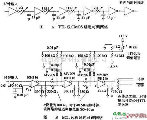 基础电路中的时钟相位调整的简单电路图  第1张