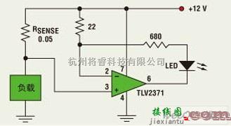 电工测试工具中的简易负载电流大小指示电路图  第1张