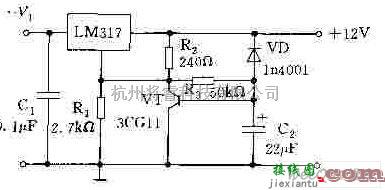 综合电路中的采用电容的软启动电路图  第1张