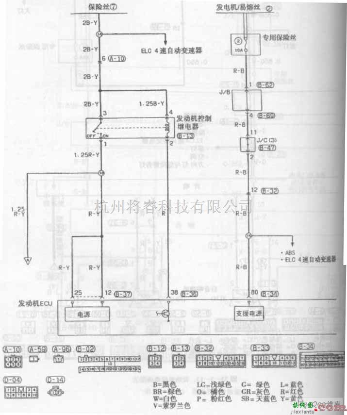 东南中的东南菱帅轿车发动MPI系统电路图一  第1张