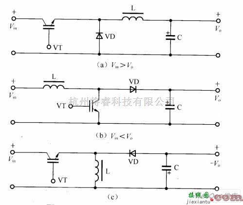 DC-DC中的无隔离的DC／DC 变换电路图  第1张