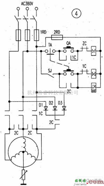 电机控制专区中的简单实用的电动机能耗制动电路图  第4张